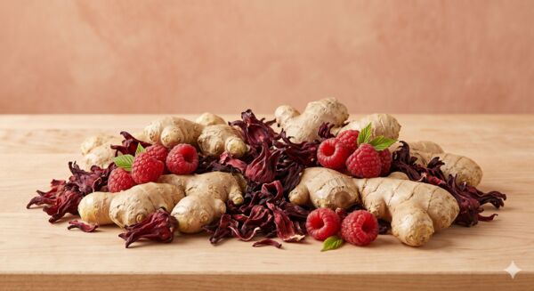 Raspberry Flor de Jamaica & Ginger